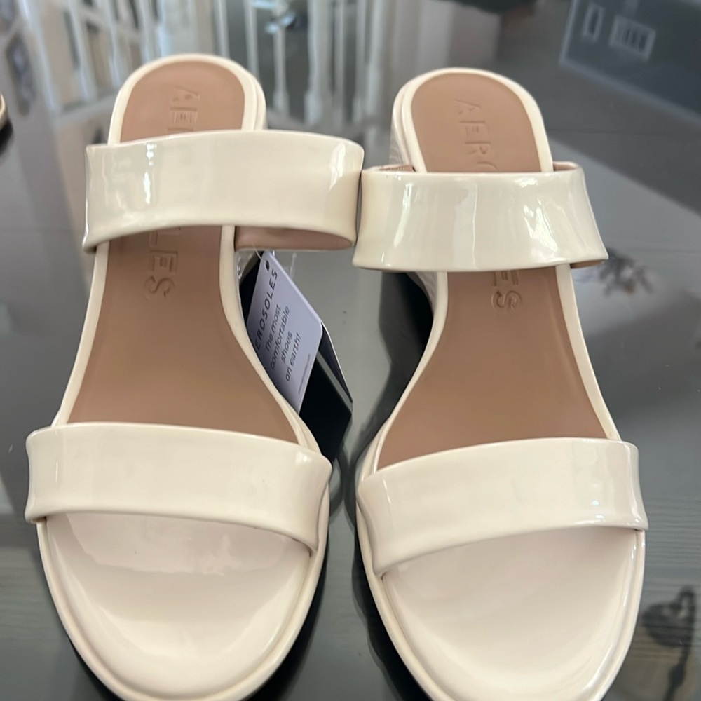 New. Never worn - Aerosoles wedge sandals never worn